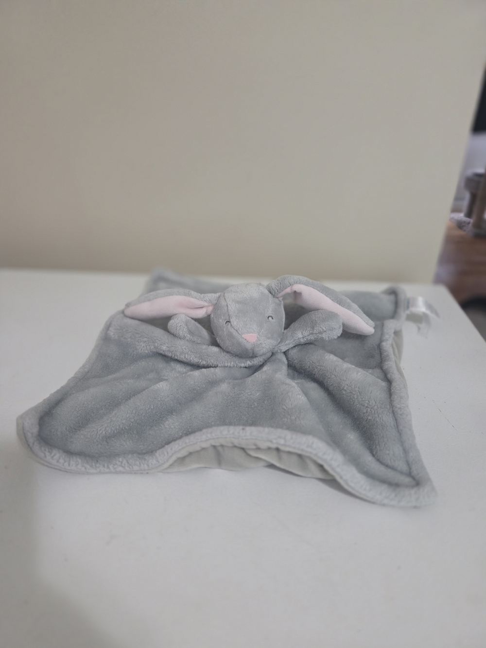 Carter's Grey and Pink Bunny Lovey